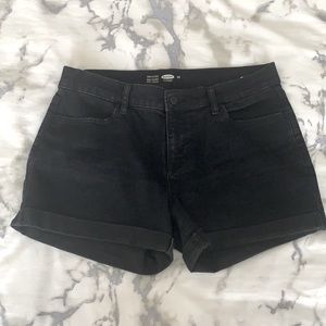 COPY - Old Navy black jean shorts